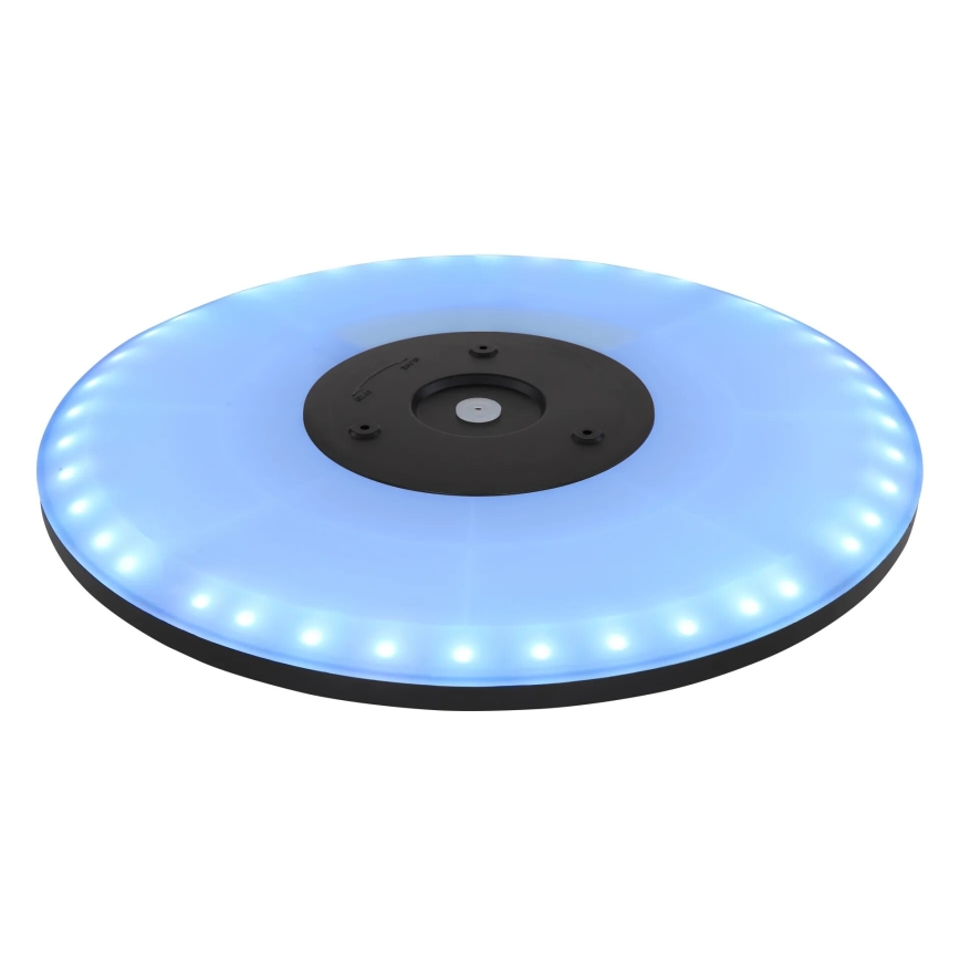 Globo - LED RGB stropna svjetiljka za kupaonicu s prigušivanjem LED/21W/230V 3000-6000K + daljinski upravljač IP44 crna