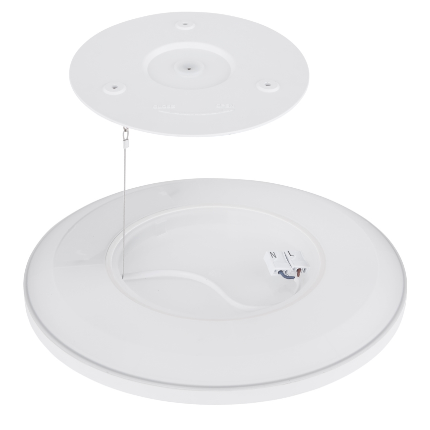Globo - LED Prigušiva stropna svjetiljka za kupaonicu LED/24W/230V pr. 42 cm IP44 bijela