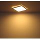 Globo - LED Prigušiva stropna svjetiljka za kupaonicu LED/18W/230V 29,4x29,4 cm IP44 crna