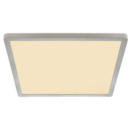 Globo - LED Prigušiva stropna svjetiljka za kupaonicu LED/18W/230V 29,4x29,4 cm IP44 mat krom