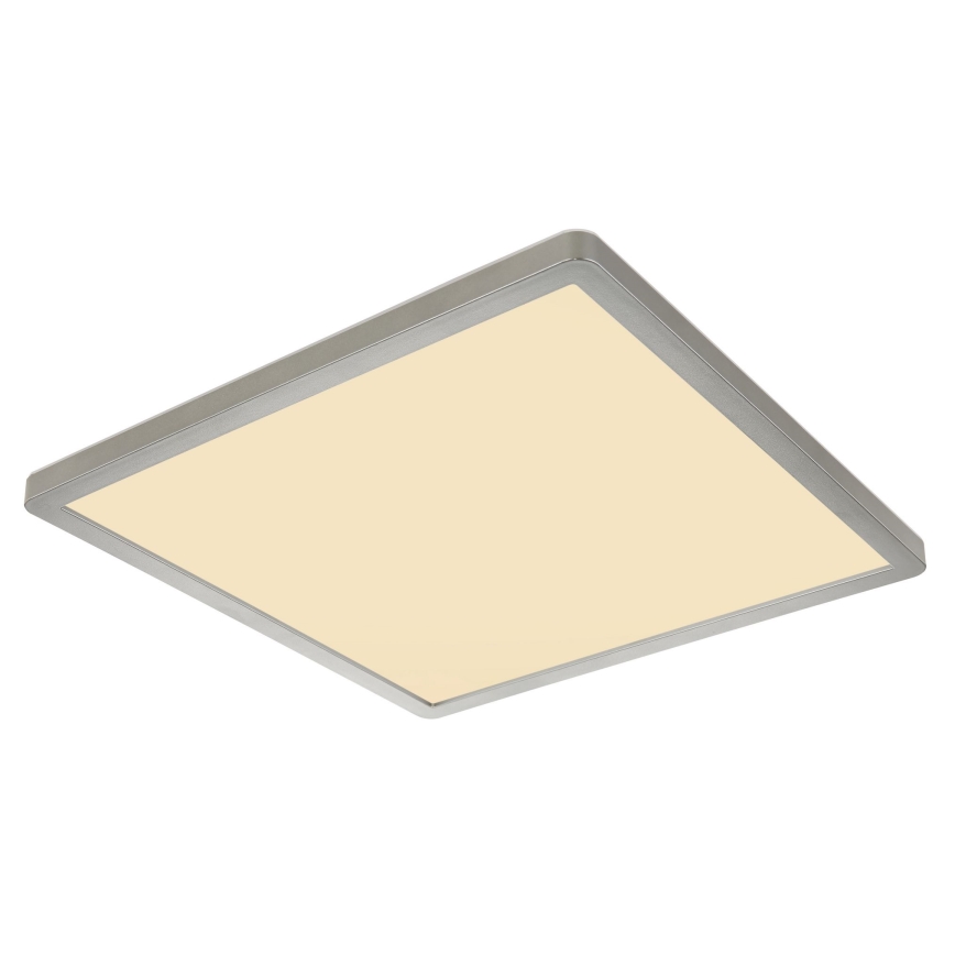 Globo - LED stropna svjetiljka za kupaonicu s mogućnošću prigušivanja LED/18W/230V 29,4x29,4 cm IP44 mat krom