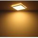 Globo - LED Prigušiva stropna svjetiljka za kupaonicu LED/18W/230V 29,4x29,4 cm IP44 bijela