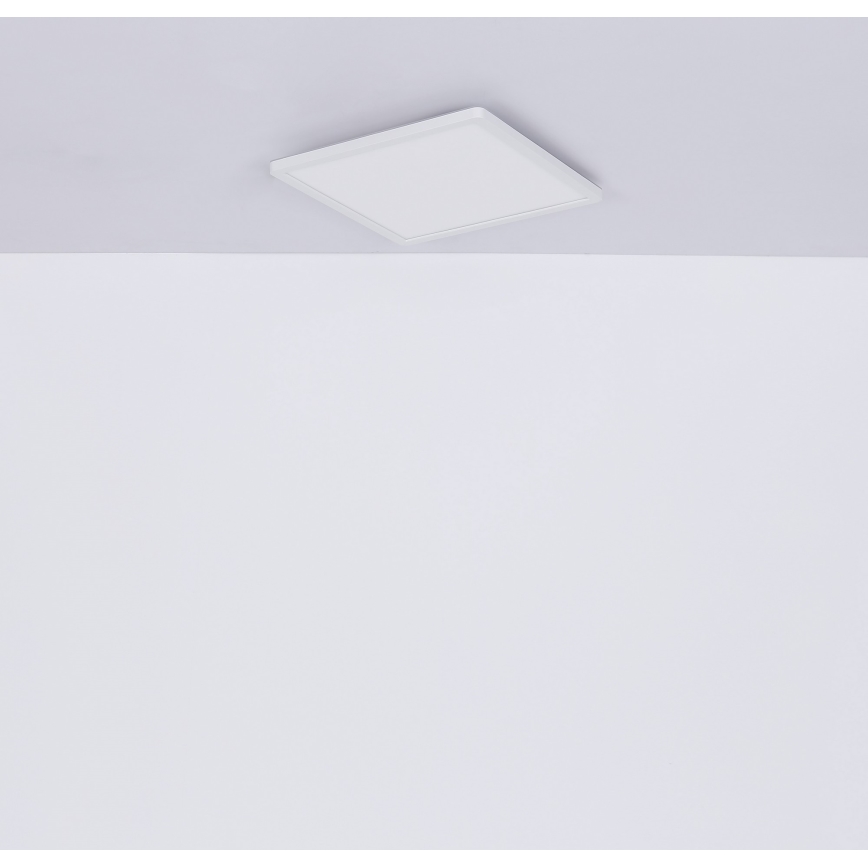 Globo - LED Prigušiva stropna svjetiljka za kupaonicu LED/18W/230V 29,4x29,4 cm IP44 bijela