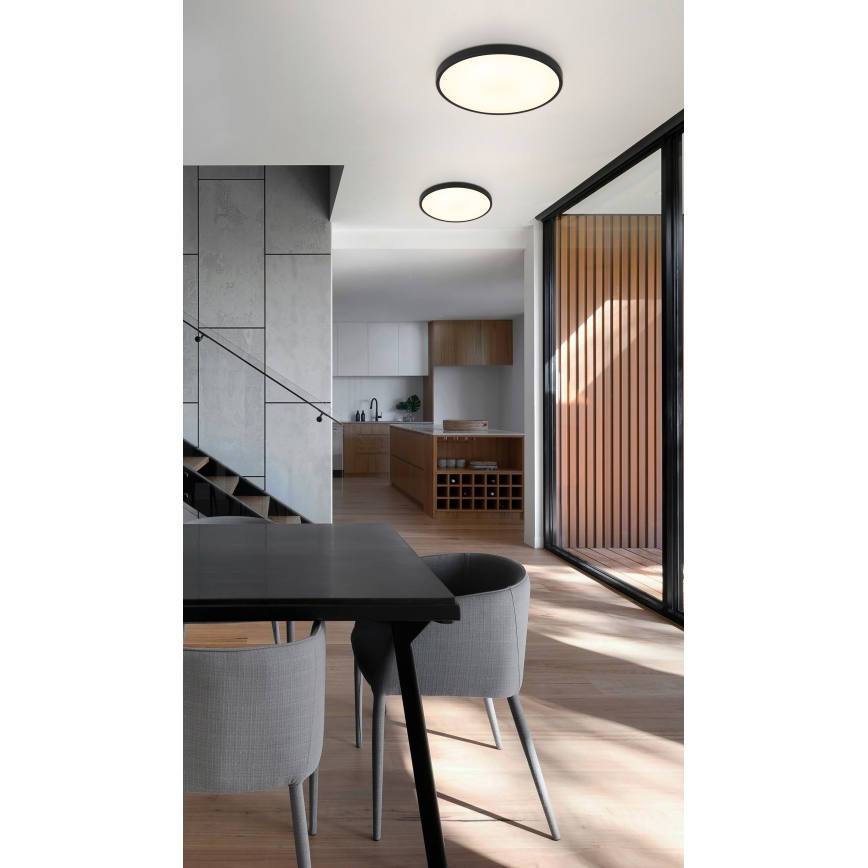 Globo - LED Stropna svjetiljka LED/15W/230V 4000K pr. 23 cm crna