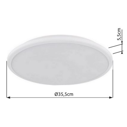 Globo - LED Stropna svjetiljka LED/18W/230V 3000K pr. 35 cm bijela