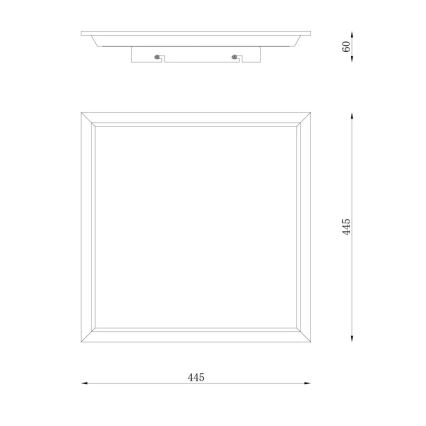 Globo - LED Stropna svjetiljka LED/24W/230V
