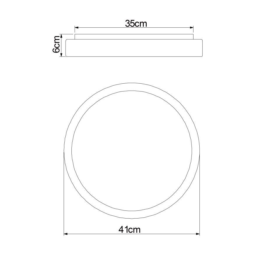 Globo - LED Prigušiva stropna svjetiljka LED/18W/230V 2700-6500K + daljinski upravljač