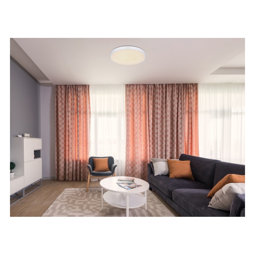 Globo - LED Prigušiva stropna svjetiljka LED/24W/230V + daljinski upravljač
