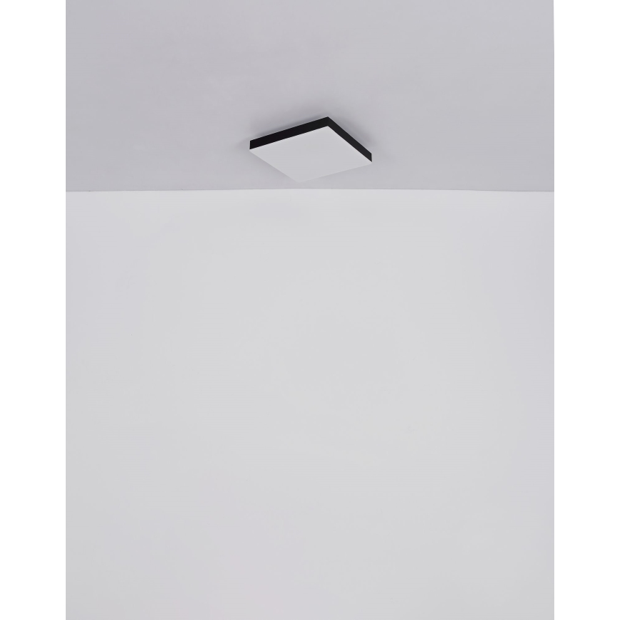 Globo - LED Stropna svjetiljka LED/18W/230V 30x30 cm crna