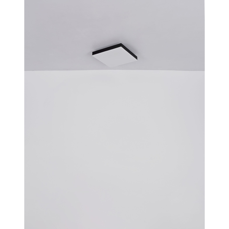 Globo - LED Prigušiva stropna svjetiljka LED/24W/230V 2700-6500K crna + daljinski upravljač