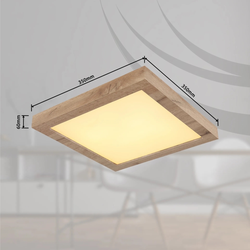 Globo - LED Stropna svjetiljka LED/16W/230V smeđa