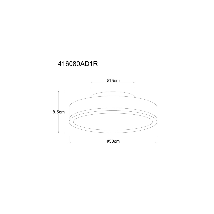 Globo - LED Stropna svjetiljka LED/12W/230V 3000K pr. 30 cm