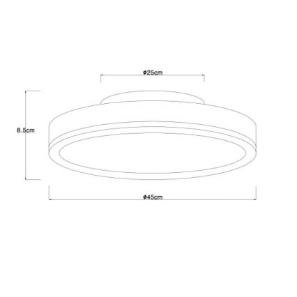Globo - LED Stropna svjetiljka LED/24W/230V 3000K pr. 45 cm