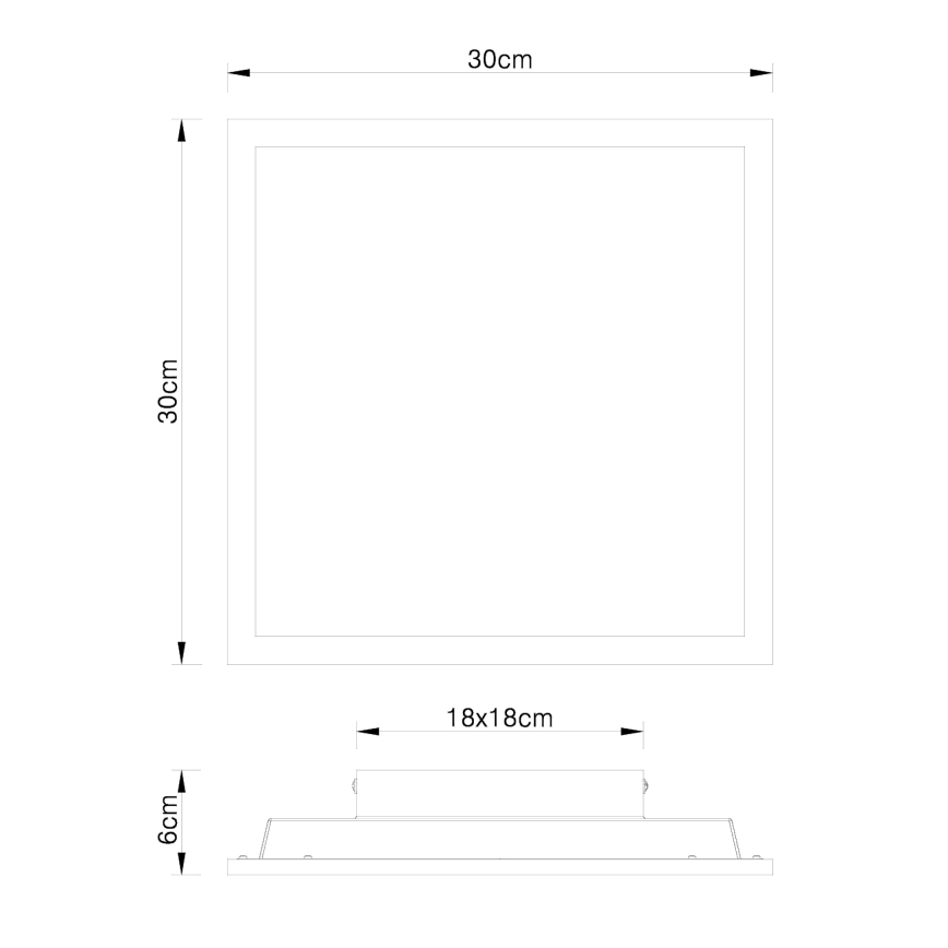 Globo - LED Stropna svjetiljka LED/12W/230V
