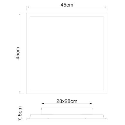 Globo - LED Stropna svjetiljka LED/24W/230V