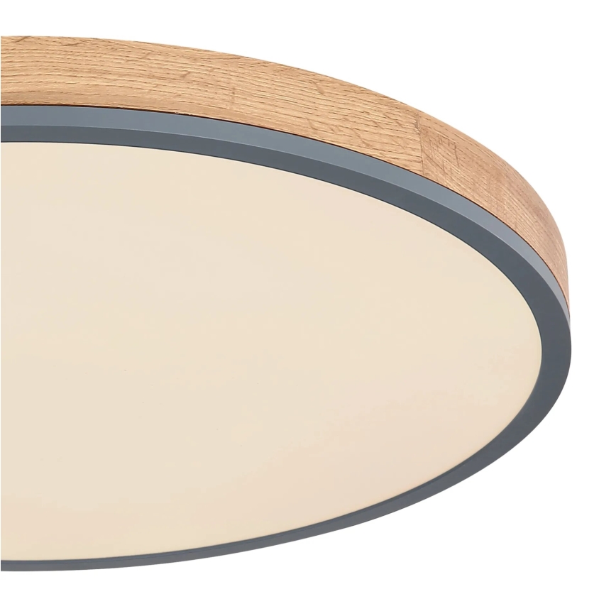 Globo - LED Prigušiva stropna svjetiljka LED/40W/230V 2700-6500K pr. 60 cm + daljinski upravljač smeđa/siva