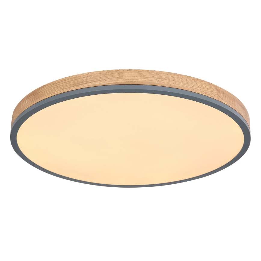 Globo - LED Prigušiva stropna svjetiljka LED/40W/230V 2700-6500K pr. 60 cm + daljinski upravljač smeđa/siva