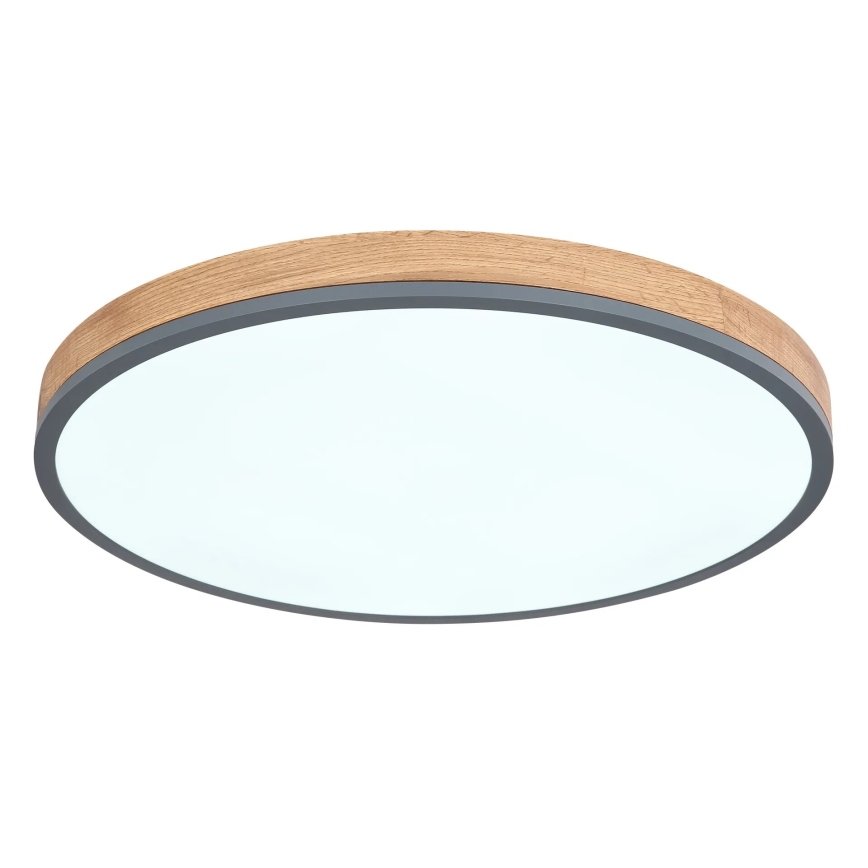 Globo - LED Prigušiva stropna svjetiljka LED/40W/230V 2700-6500K pr. 60 cm + daljinski upravljač smeđa/siva