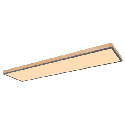 Globo - LED Prigušiva stropna svjetiljka LED/36W/230V 2700-6500K + daljinski upravljač smeđa/siva