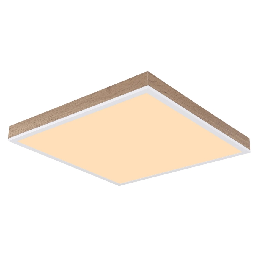Globo - LED stropna svjetiljka s prigušivanjem LED/24W/230V 2700-6500K + daljinski upravljač smeđa/bijela
