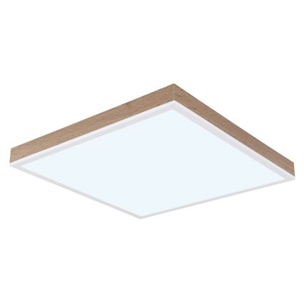 Globo - LED stropna svjetiljka s prigušivanjem LED/24W/230V 2700-6500K + daljinski upravljač smeđa/bijela