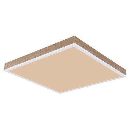 Globo - LED stropna svjetiljka s prigušivanjem LED/24W/230V 2700-6500K + daljinski upravljač smeđa/bijela