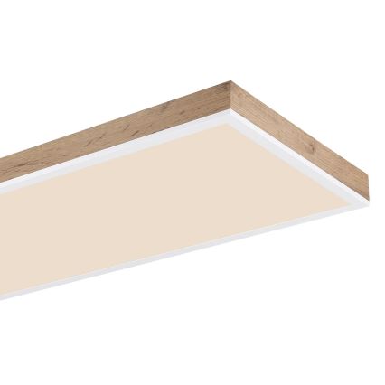 Globo - LED prigušivo stropno svjetlo LED/36W/230V 2700-6500K smeđa/bijela + daljinsko upravljanje
