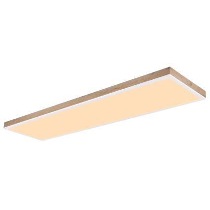 Globo - LED Prigušiva stropna svjetiljka LED/36W/230V 2700-6500K + daljinski upravljač smeđa/bijela