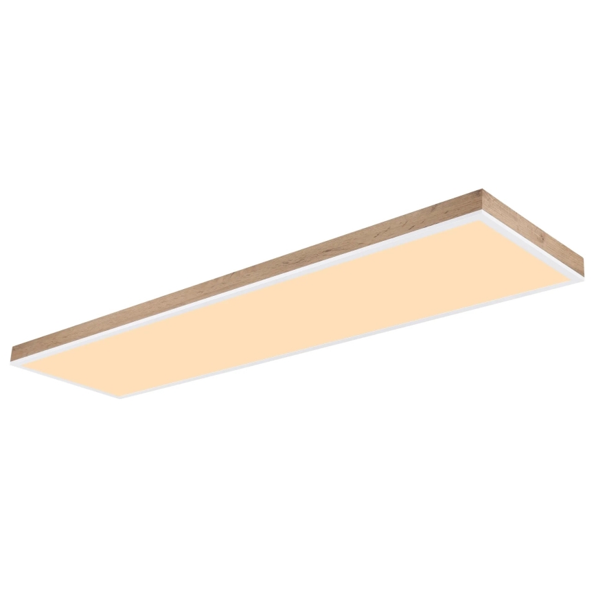 Globo - LED stropna svjetiljka s prigušivanjem LED/36W/230V 2700-6500K + daljinski upravljač smeđa/bijela