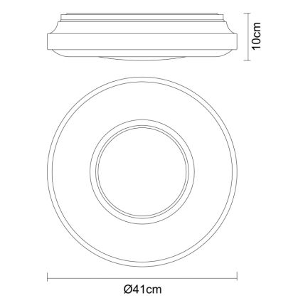 Globo - LED Stropna svjetiljka LED/24W/230V