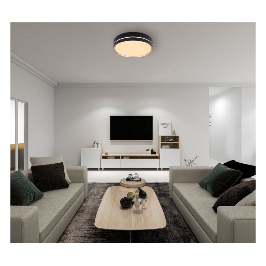 Globo - LED Prigušiva stropna svjetiljka LED/24W/230V + daljinski upravljač