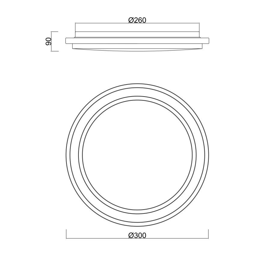 Globo - LED Stropna svjetiljka za kupaonicu sa senzorom LED/18W/230V IP44
