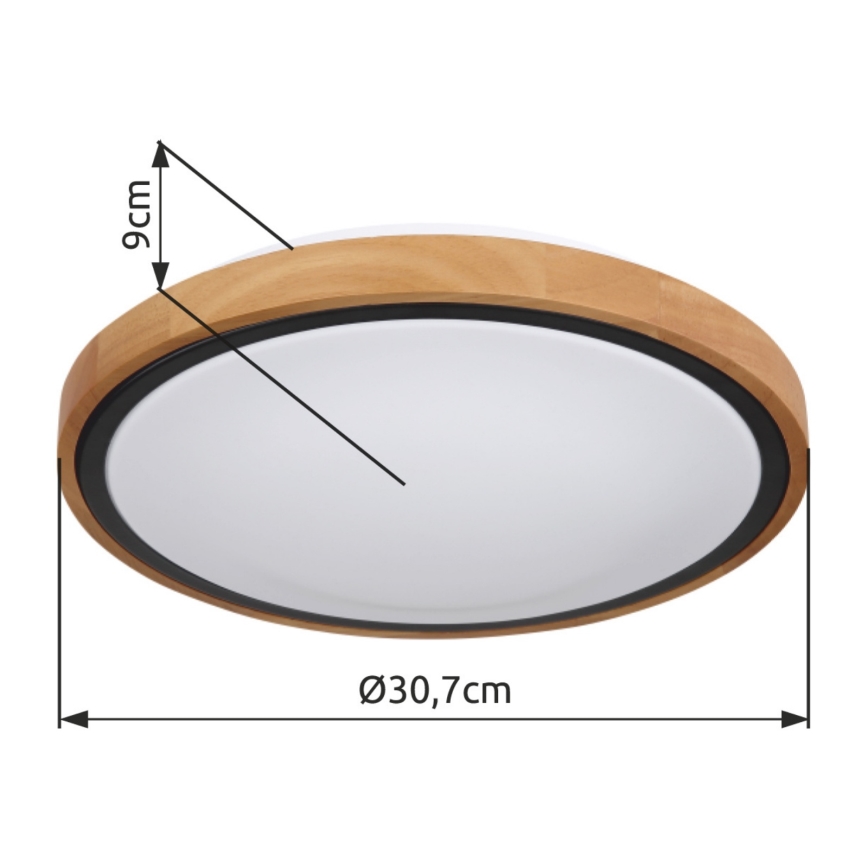 Globo - LED stropna svjetiljka LED/12W/230V 307 mm 3000/4500/6000K