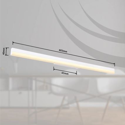 Globo - LED Zidna svjetiljka LED/18W/230V 3000/6000K 80 cm bijela