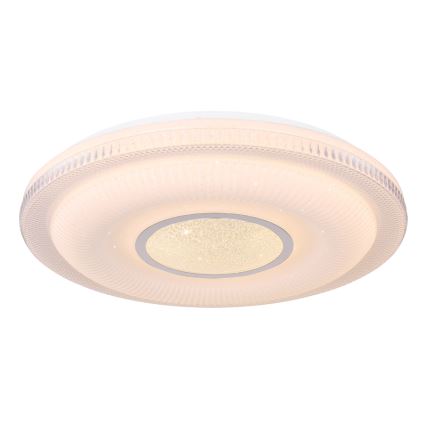 Globo - LED Prigušiva stropna svjetiljka LED/30W/230V 3000-6500K pr. 50 cm bijela Wi-Fi Tuya + daljinski upravljač