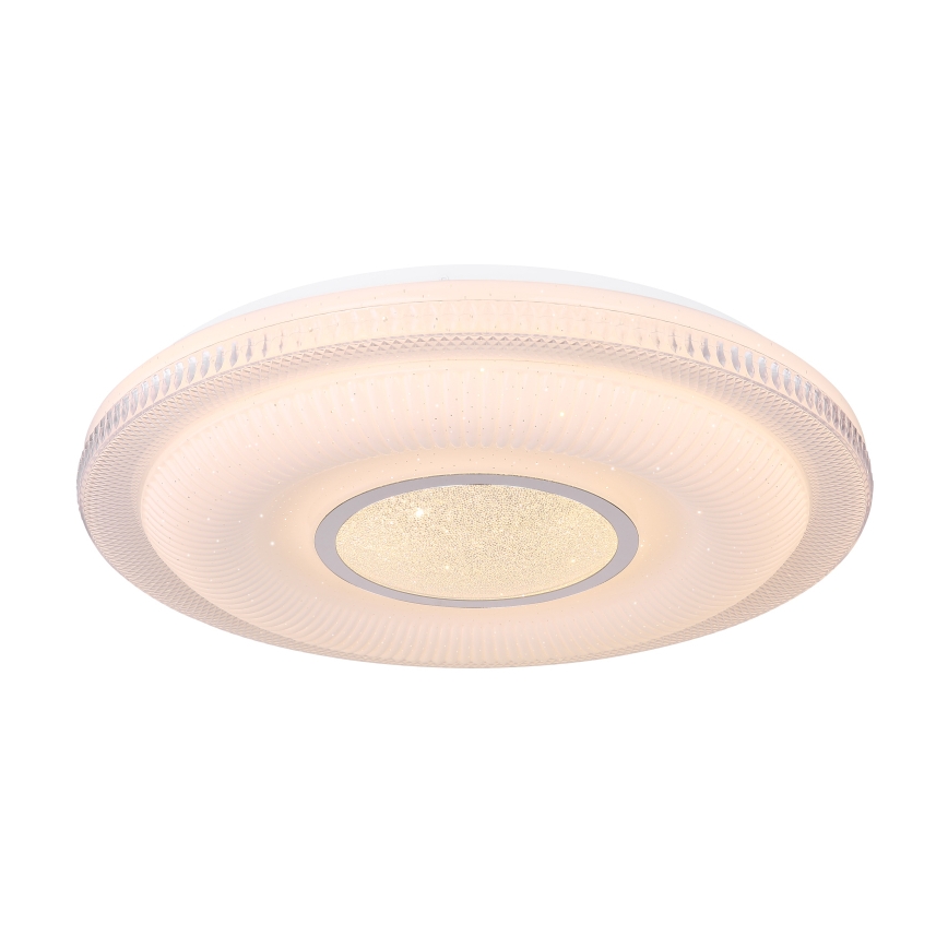 Globo - LED Prigušiva stropna svjetiljka LED/30W/230V 3000-6500K pr. 50 cm bijela Wi-Fi Tuya + daljinski upravljač