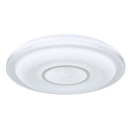 Globo - LED Prigušiva stropna svjetiljka LED/30W/230V 3000-6500K pr. 50 cm bijela Wi-Fi Tuya + daljinski upravljač