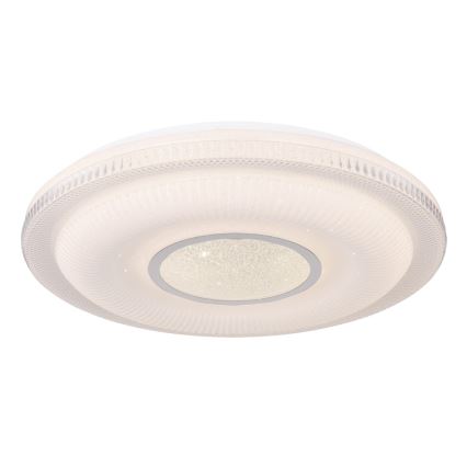 Globo - LED Prigušiva stropna svjetiljka LED/30W/230V 3000-6500K pr. 50 cm bijela Wi-Fi Tuya + daljinski upravljač