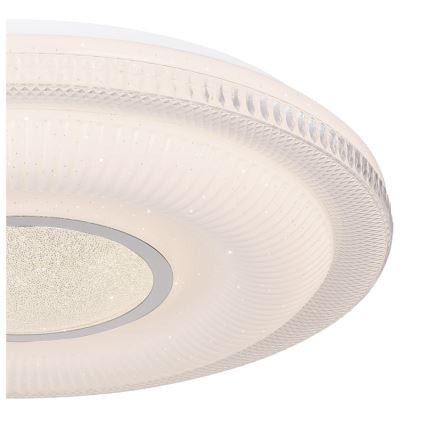 Globo - LED Prigušiva stropna svjetiljka LED/30W/230V 3000-6500K pr. 50 cm bijela Wi-Fi Tuya + daljinski upravljač