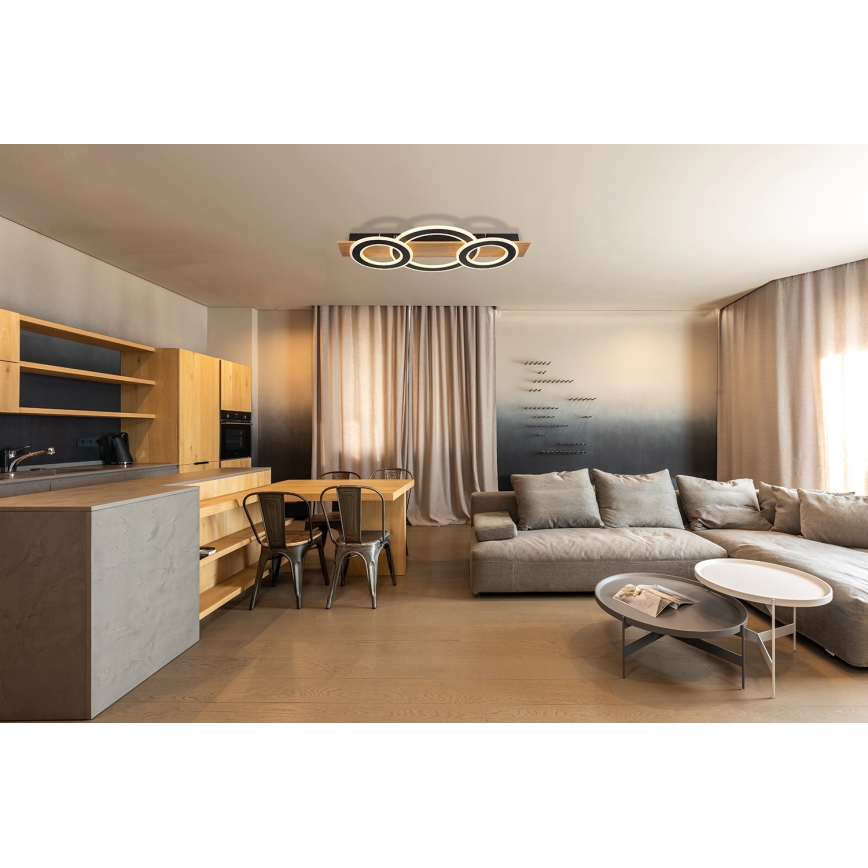 Globo - LED Stropna svjetiljka LED/50W/230V smeđa