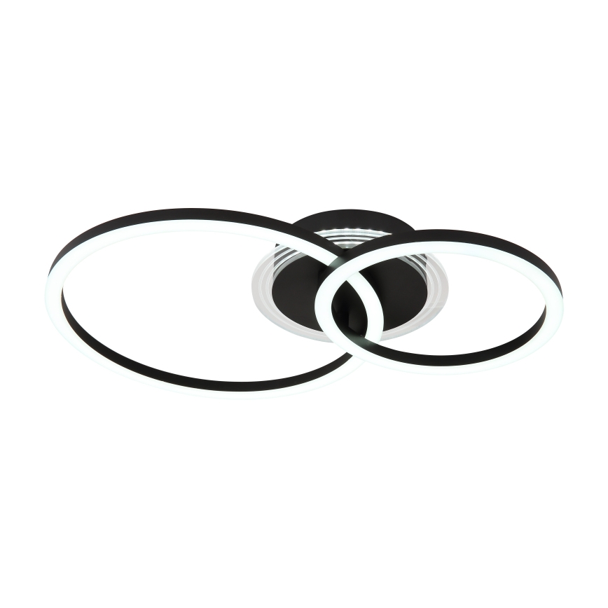 Globo - LED Stropna svjetiljka LED/30W/230V 2700/4500/6500K pr. 33x50 cm crna