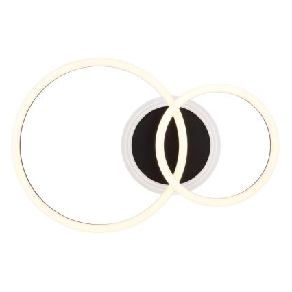 Globo - LED Stropna svjetiljka LED/30W/230V 2700/4500/6500K pr. 33x50 cm crna
