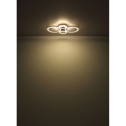 Globo - LED stropna svjetiljka LED/40W/230V 2700/4500/6500K Ø 35,5x53 cm crna