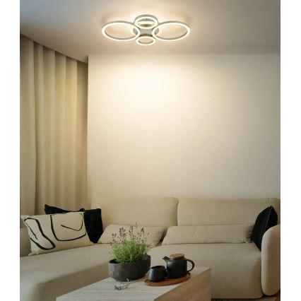 Globo - LED stropna svjetiljka LED/40W/230V 2700/4500/6500K ø 35,5x53 cm mesing