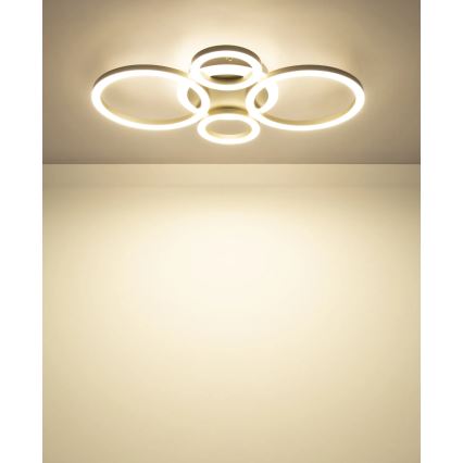 Globo - LED stropna svjetiljka LED/40W/230V 2700/4500/6500K ø 35,5x53 cm mesing