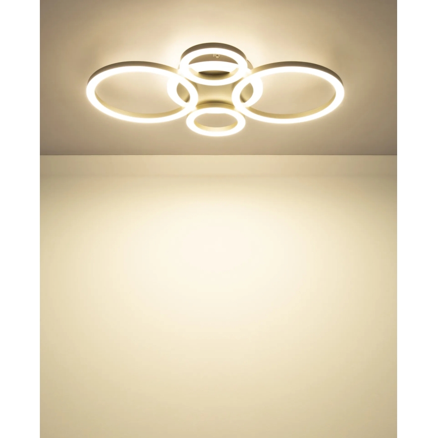 Globo - LED stropna svjetiljka LED/40W/230V 2700/4500/6500K ø 35,5x53 cm mesing