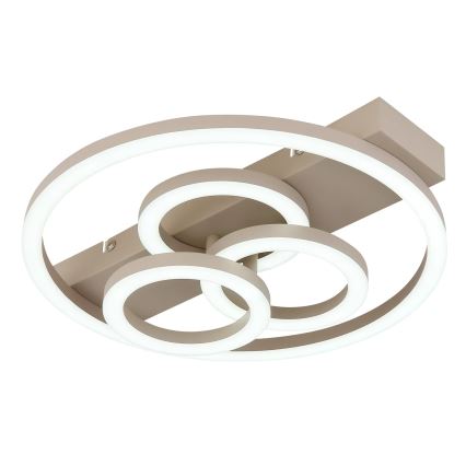 Globo - LED stropno svjetlo s prigušivanjem LED/40W/230V 2700-6500K Ø 35x33 cm bež + daljinski upravljač