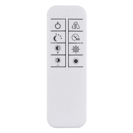 Globo - LED Prigušiva stropna svjetiljka LED/30W/230V 2700-6500K pr. 52,5 cm crna + daljinski upravljač