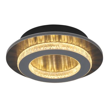 Globo - LED stropna svjetiljka LED/12W/230V 3000/4000/6500K Ø 20 cm antracit