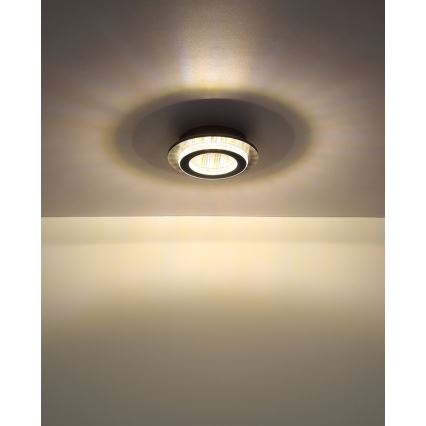 Globo - LED stropna svjetiljka LED/12W/230V 3000/4000/6500K Ø 20 cm antracit